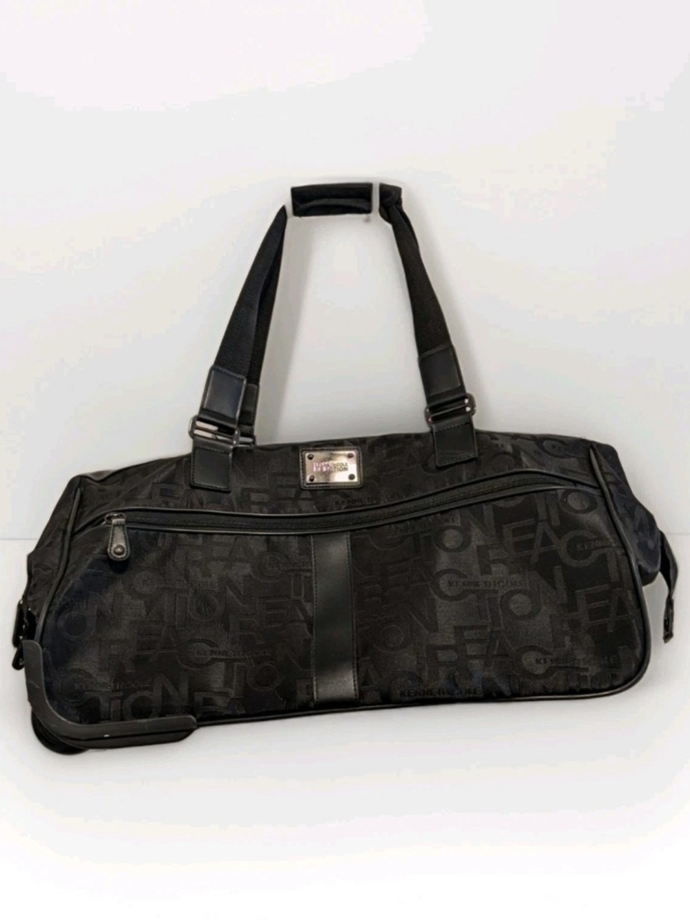 Kenneth Cole Black Monogram Travel Duffel